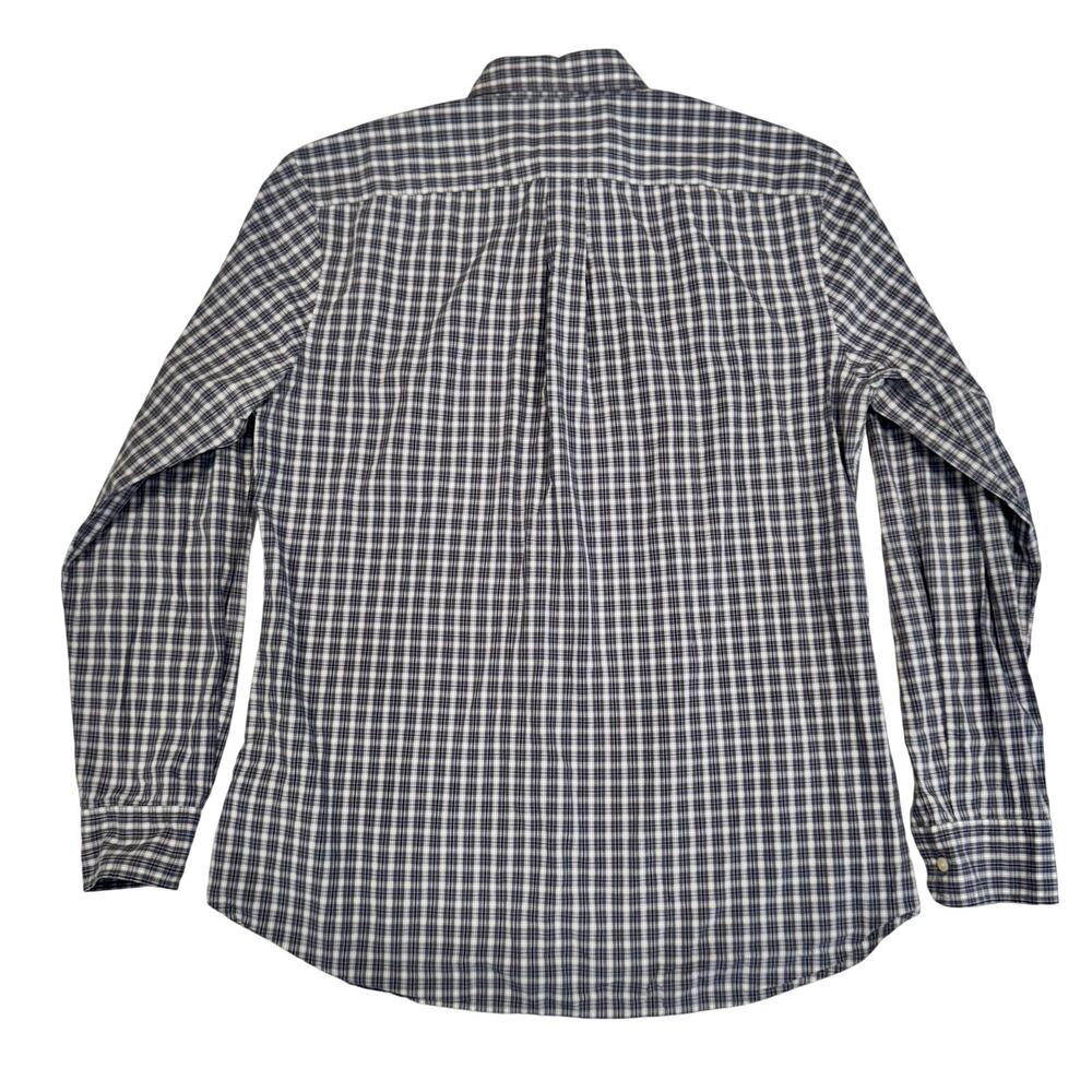 J Press Tartan Button Down Shirt Men's XL Purple Blue Cotton Heritage Plaid - Picture 2 of 16